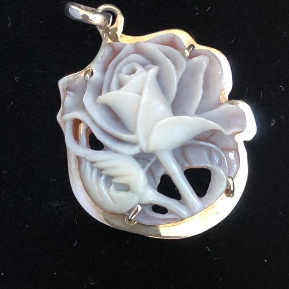 Rainforest Design®️ Jewelry - Rainforest Design®️Rose Cameo Pendant